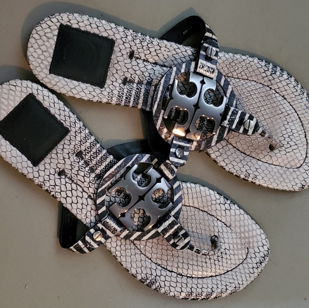 Tory Burch Miller snake sandal